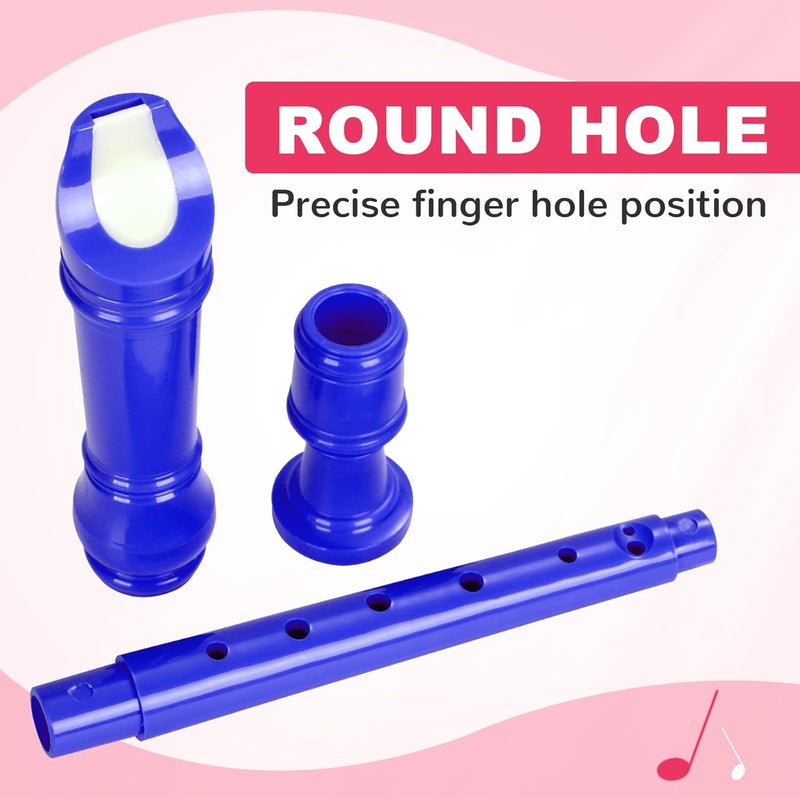 CONJURER Soprano Recorder Instrument for Kids Student - German Fingering 8 Hole Flute ABS Descant Recorders for Beginners with Cleaning Rod and Bag for Kids Over 3 Years Old - Image 3